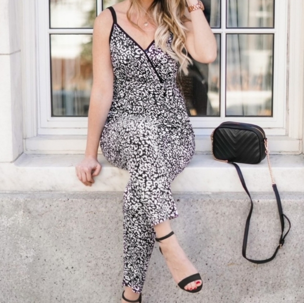 NEW Animal print jumpsuit/romper